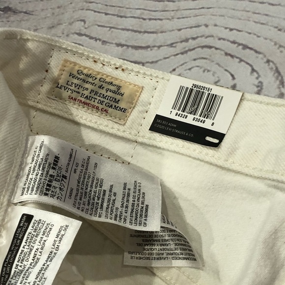 Levi's 501s Skinny Hi Rise MOM Jeans 28x28 - Picture 8 of 13